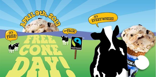 Ben & Jerry's FREE Ice cream day! April 9, 2013!