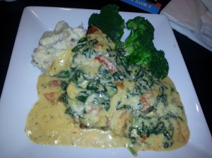 Chicken & Shrimp Rockefeller - Dave & Buster's