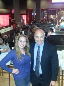 Dani with General Manager, Ralph Norwood - Dave & Buster's, Orange