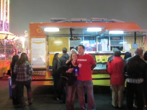 Grilled Cheese Truck with husband, Tomsfoodieblog.com