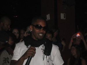Jamie Foxx in Club Tao in the Venetian hotel
