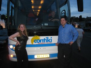 Barcelona - Contiki bus