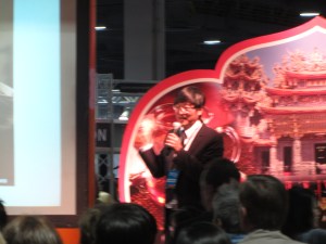 Another awesome presenter at the Travel Show