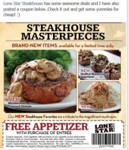 Lonestar Steakhouse Deal
