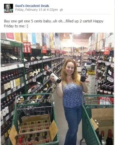 BevMo 5 cent Sale - Dani at the sale - Buy one, Get one 5 cents!!