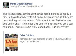 Drink Eat Play LA Beer Festival