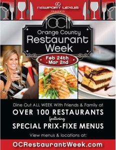 OC Restaurant Week advertisement