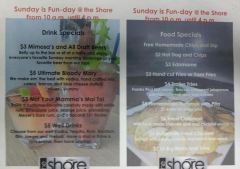 The Shore Sunday Specials