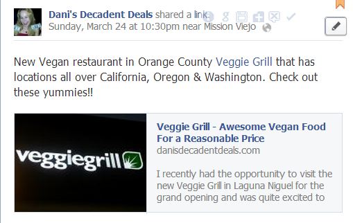 Awesome New Vegan Restaurant in Town-Veggie Grill