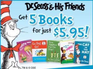 Dr. Seuss Deal 5 book for $5.95!