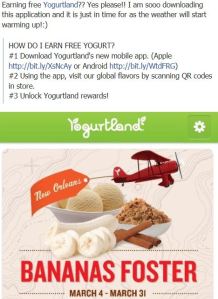 Free Yogurtland App