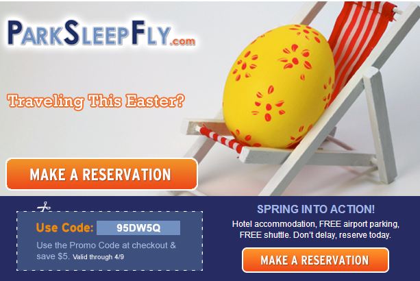 Park Sleep Fly Coupon
