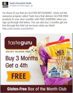 TasteGuru Meals - GLUTEN FREE