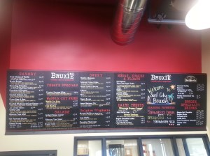 Menu at Bruxie HB