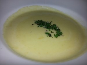 Agave-Roasted Butternut Squash Bisque with Spiced Pepitas