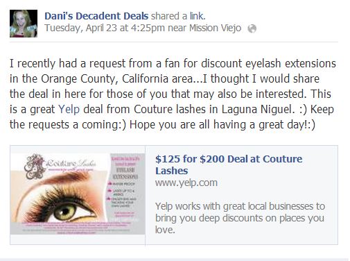 Eyelash Extensions Yelp Deal Laguna Niguel