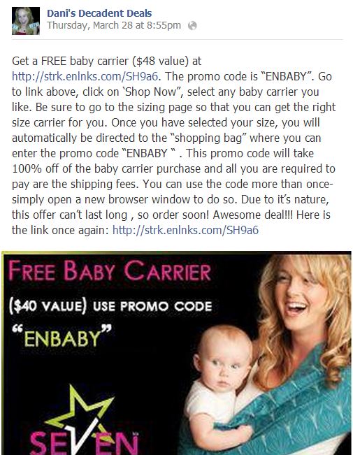 Free Baby Carrier