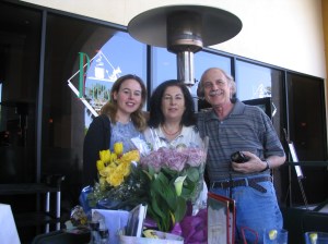Me, mom & dad on Mother's Day
