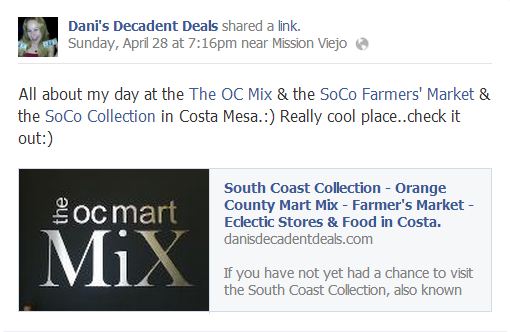 OC Mart MIx & SOCO & Farmer's Market Costa Mesa
