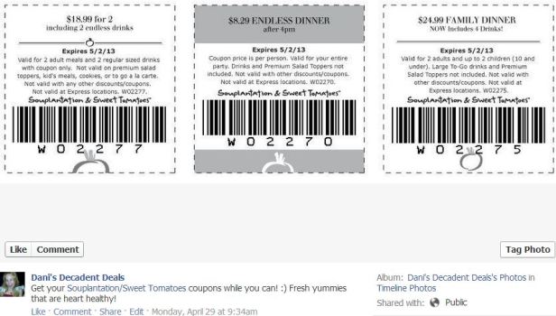 Souplantation & Sweet Tomatoes coupons thru 5-2-13