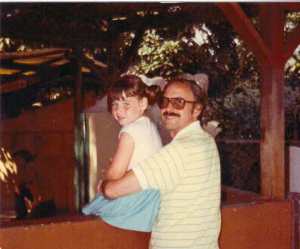 Dani and her dad 1983