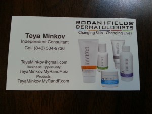 Teya Minkov Business Card