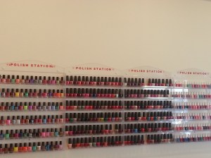 The Wall Of Nail Colors