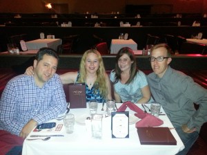 2 Happy Couples Ready to Wine and Dine