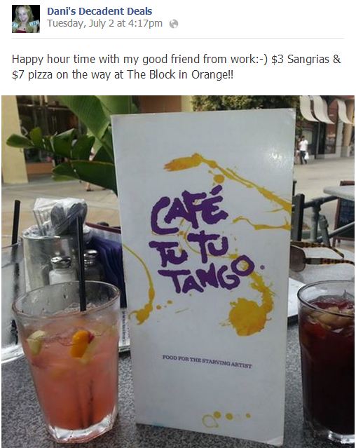 Cafe Tu Tu Tango - Awesome Happy Hour