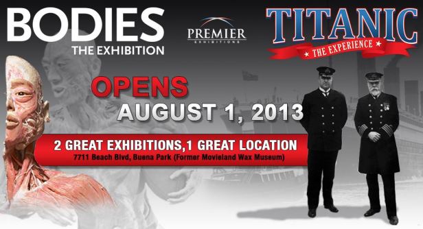 bodies exhibit and titanic experience
