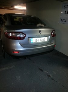 Super Tight Parking Space at Killarney Plaza Hotel