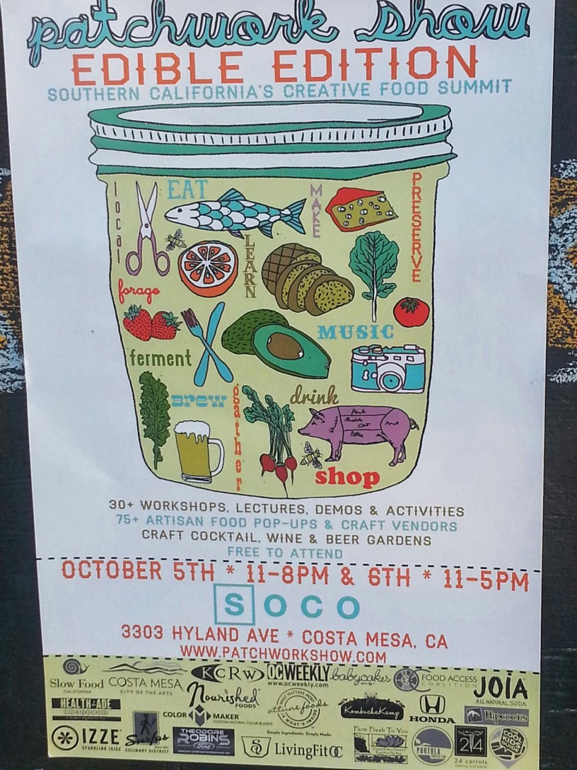 Patchwork Show Edible Edition SOCO Costa Mesa