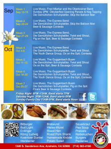 Oktoberfest Phoenix Club Anaheim