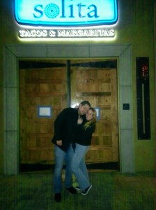 My love and I at Solita entrance