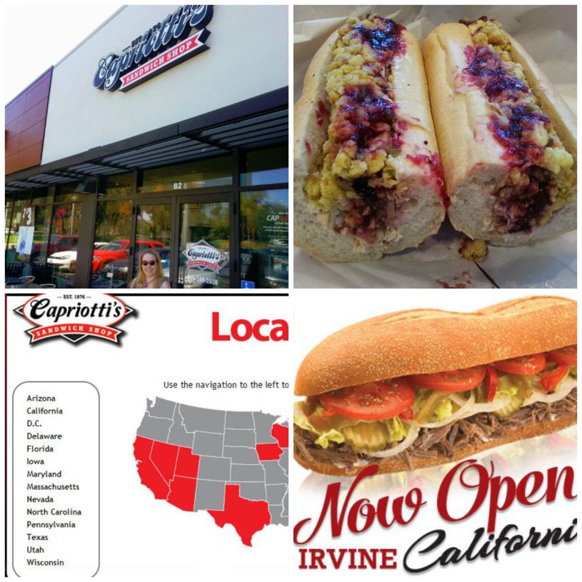 capriotti's sandwich shop, grand opening, free sandwich, giveaway