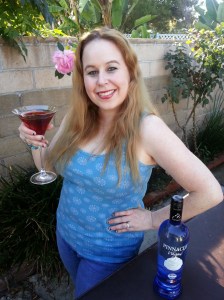 Dani with Pinnacle Whipped Vodka and Cranberry