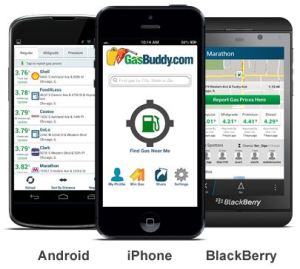 gas buddy, cheap gas, phone app