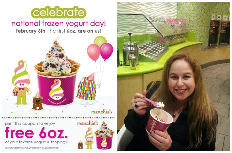 Menchie's, free frozen yogurt, national frozen yogurt day