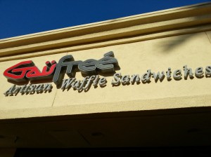 gaufree, artisan waffle sandwiches, irvine, belgian
