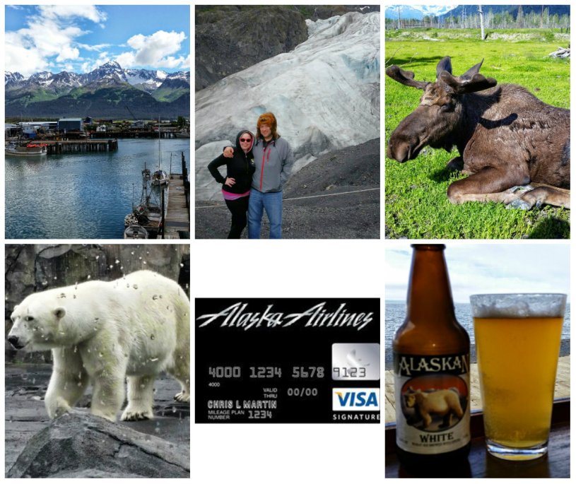 alaska airlines credit card, free flight to alaska, travel