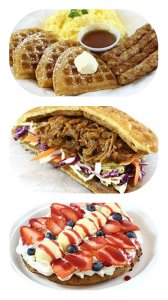 Wafflette Cafe, giveaway, national waffle day, freebies