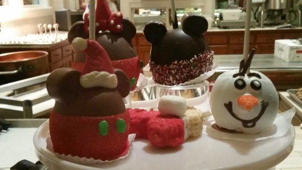 Candy Apples on Main Street - Disneyland Holiday Magic