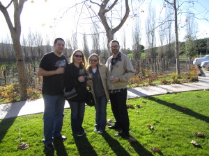 Making friends in Wine Country while wine tasting