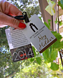 Key to Wine COuntry - Photo Credit Goes to Tenley Fohl Photography