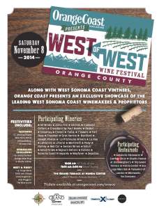 west of the west wine event, wow, honda center, discount code