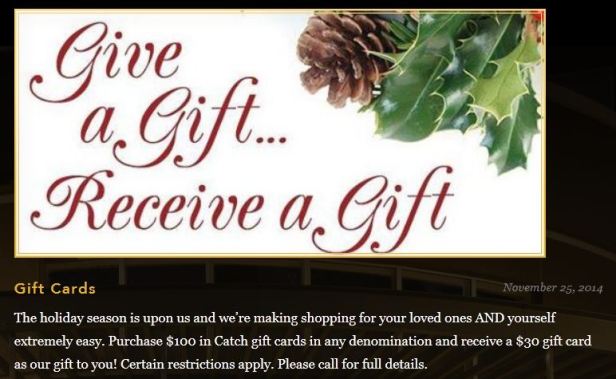 Holiday Gift Card Freebies Promotion, gifts, gift cards, holidays