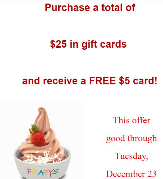 Holiday Gift Card Freebies Promotion, gifts, gift cards, holidays