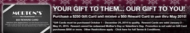 Holiday Gift Card Freebies Promotion, gifts, gift cards, holidays
