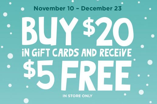 Holiday Gift Card Freebies Promotion, gifts, gift cards, holidays