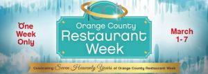 Orange county restaurant week, ocrw 2015, orange county restaurants, prix fixe menu